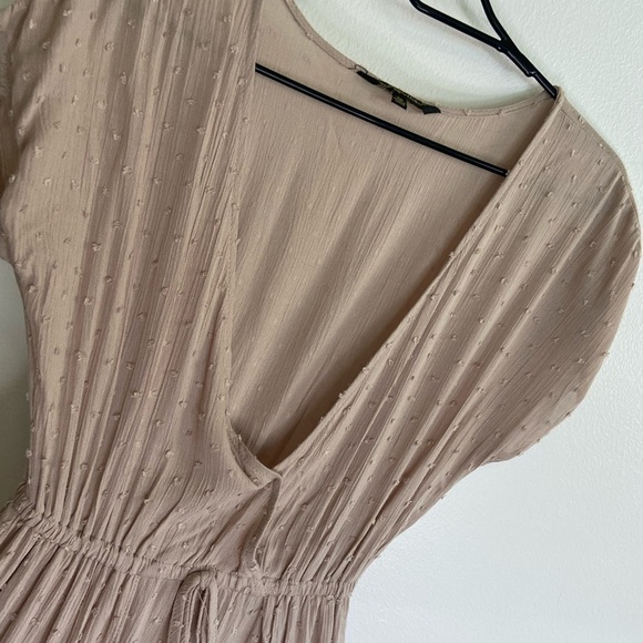 Spiaggia Dolce Women’s Cover Up Maxi Dress Size XS Polka Dot Color Mauve Pink - Picture 2 of 7